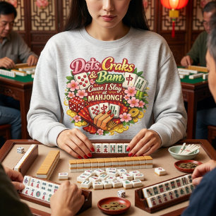 Camiseta Pontos de Mahjong, Rachaduras e Bam
