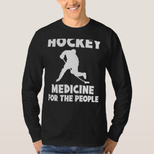 Camiseta Pontuação da Felicidade no Gelo - Hockey é Medicin