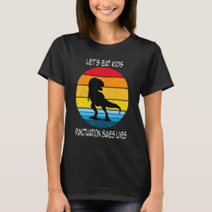Camiseta Pontuação Eat Kids De vamos Salva Vidas Grammar 1