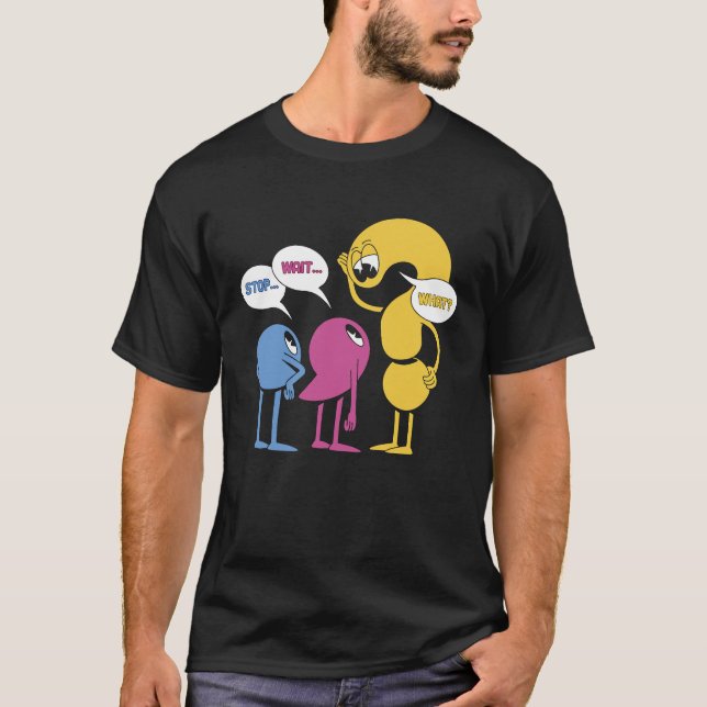 Camiseta Pontuação Gramática Engraçada Escritor de Professo (Frente)