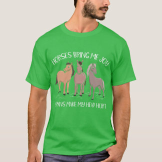 Camiseta Pony Horse Lover Equestrian Horseback Retro