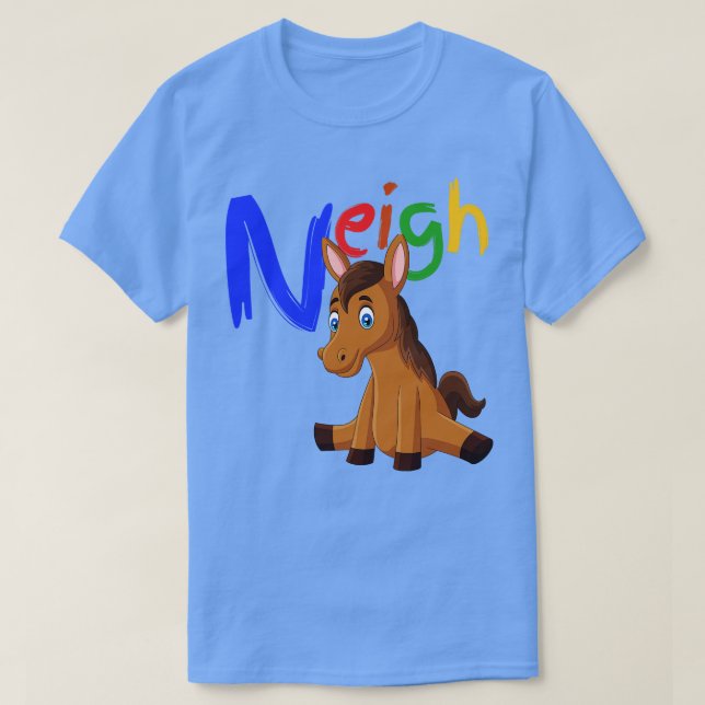 Camiseta Pony Neighing (Frente do Design)
