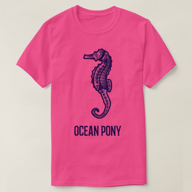 Camiseta Pony Oceano (Frente do Design)