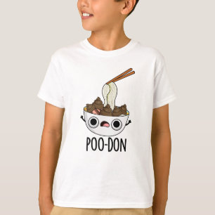 Camiseta Poo-don Funny Udon Pun 