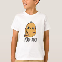 Poo-tato Funny Veggie Poop Pun