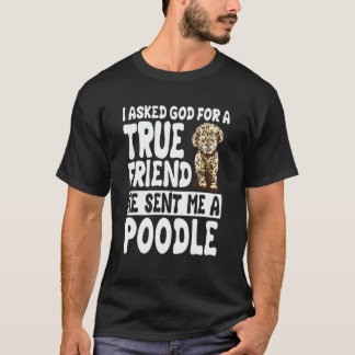Camiseta Poodle Água Retriever Dono de Cachorro Divertido C