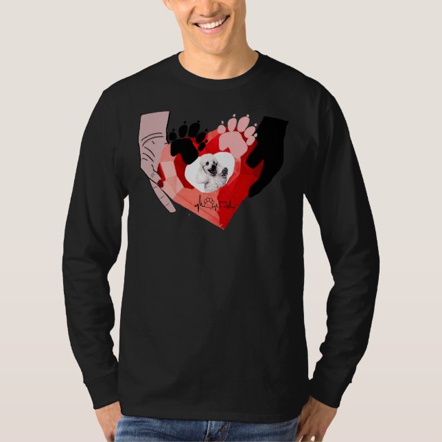 Camiseta poodle amoroso (Frente)