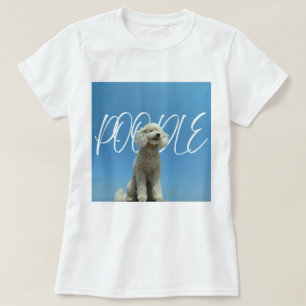 Camiseta Poodle Antigo Sob o Céu Azul Gráfico de Mãe de Cac