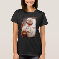 Poodle Astronauta Missão Espacial da Lua Astrona A