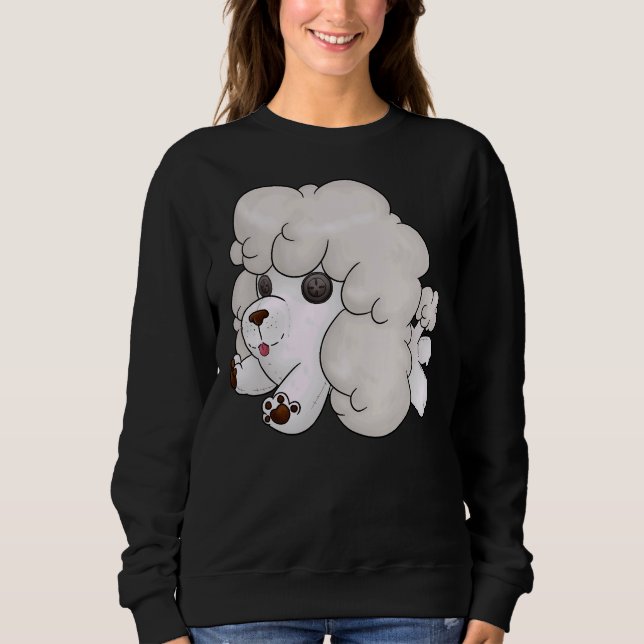 Camiseta Poodle branco recheado (Frente)