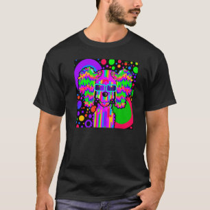 Camiseta Poodle cachorrinho de cor suave