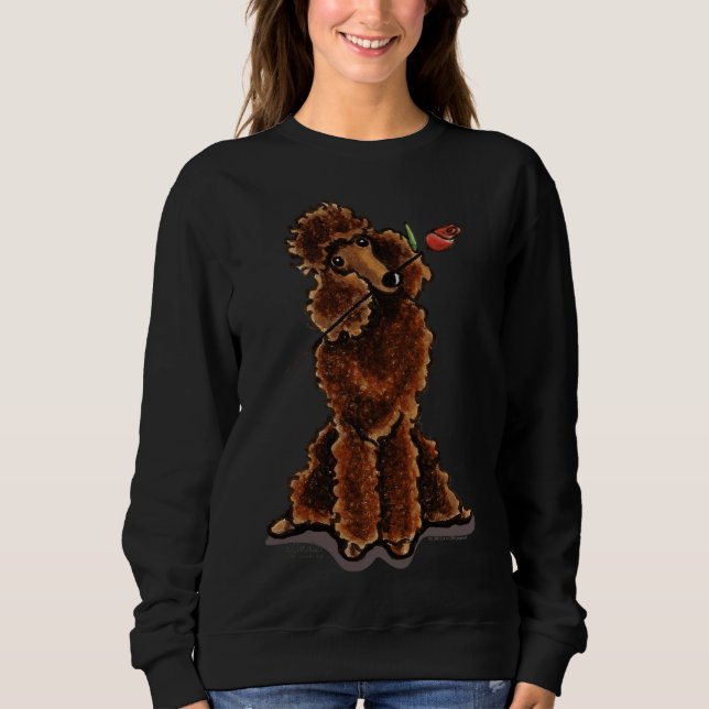 Camiseta Poodle Chocolate Sweetheart (Frente)