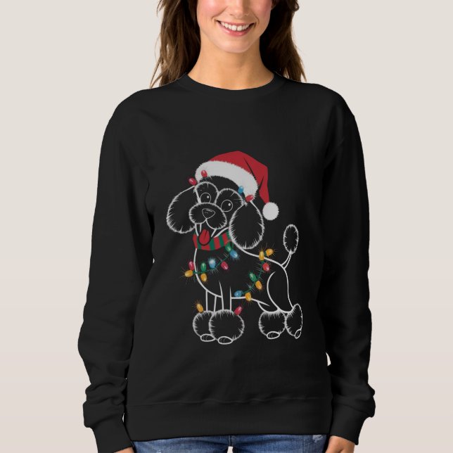 Camiseta Poodle Christmas (Frente)