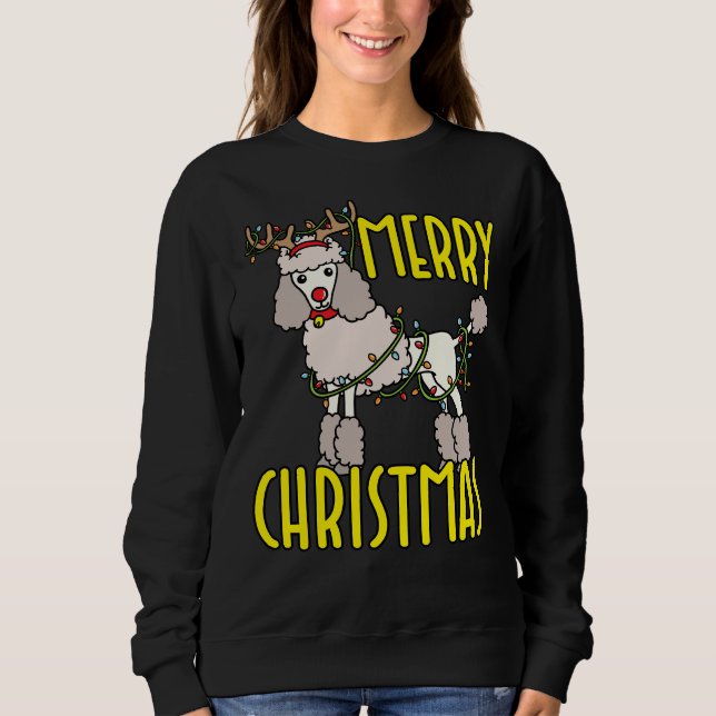 Camiseta Poodle Christmas (Frente)