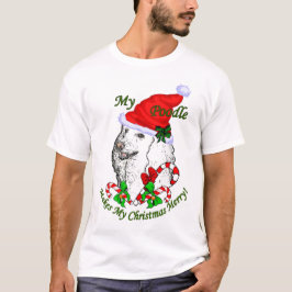 Camiseta Poodle Christmas Gifts