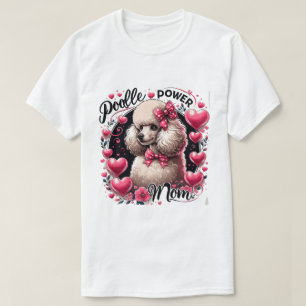 Camiseta Poodle de Amor - Tee Bolhas de Coração