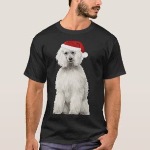 Camiseta Poodle de Natal Árvore de Natal Cachorro Cachorrin
