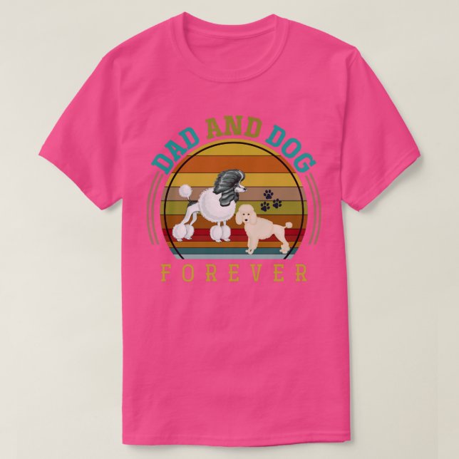 Camiseta Poodle De Pai De Cães Que Dão Poodle A Animais De  (Frente do Design)