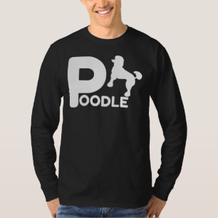 Camiseta Poodle Design Pet Lover Owner Dog Idea para