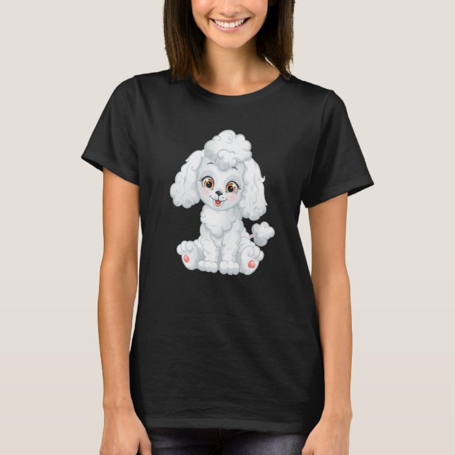Camiseta Poodle doce (Frente)