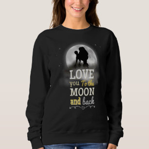Camiseta Poodle Dog Amor À Lua