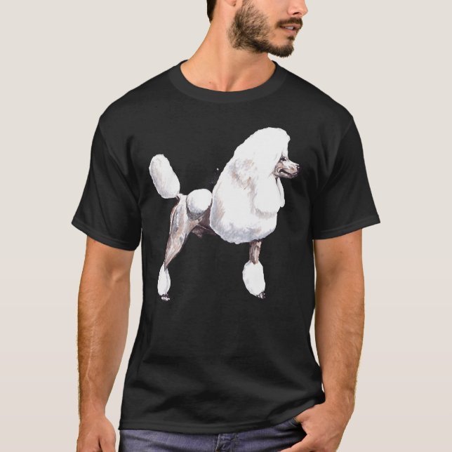 Camiseta Poodle Dog Breed Show Stand (Frente)