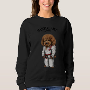Camiseta Poodle Dog Judo Karate Master em White Judogi 1