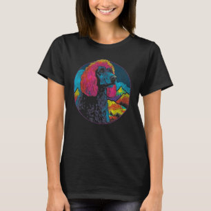 Camiseta Poodle Dog Pop Art Design