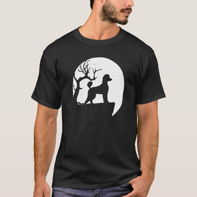 Camiseta Poodle Dog Retro 12 (Frente)