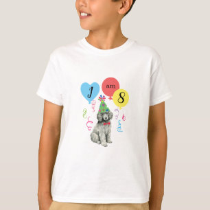 Camiseta Poodle dos Balões de festa de aniversário