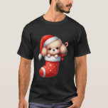 Camiseta Poodle Em Sock Christmas Santa Hat Xmas Dog Lover<br><div class="desc">Poodle Em Sock Christmas Santa Hat Xmas Dog Lover</div>