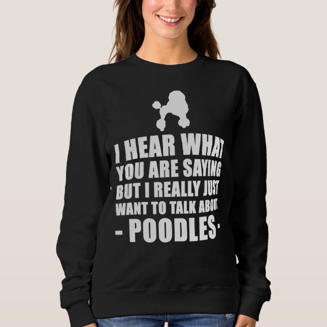 Camiseta Poodle Funny Gift (Frente)