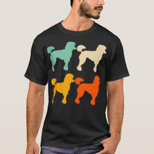 Camiseta Poodle Gift para Cão Lover Poodle Tee Vintage