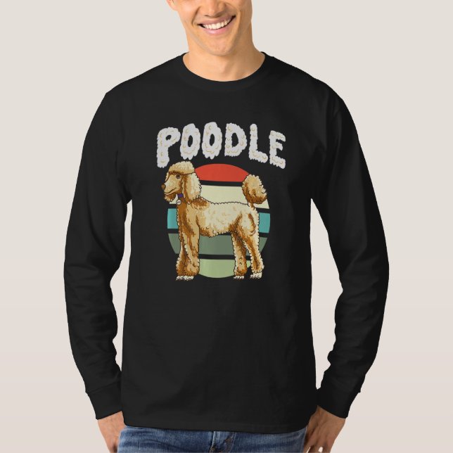 Camiseta Poodle - Identificação de Cães - Amante de Cães -  (Frente)