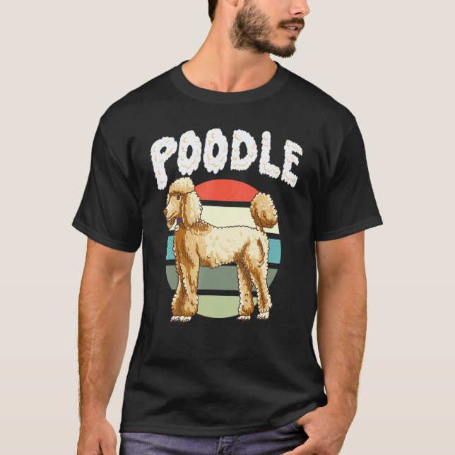 Camiseta Poodle - Identificação de Cães - Amante de Cães -  (Frente)