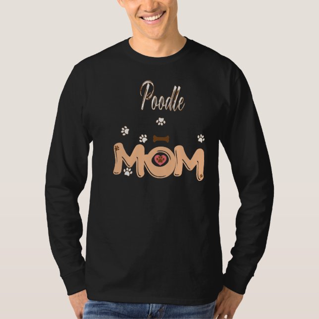 Camiseta Poodle Mãe (Frente)
