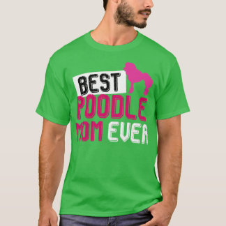 Camiseta Poodle Mãe Dia de as mães Cachorro Dift Poodle