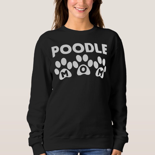 Camiseta Poodle Mãe Paws (Frente)