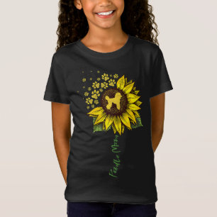 Camiseta Poodle Mãe Poodle Girassol Sobrinho Dons Cachorros