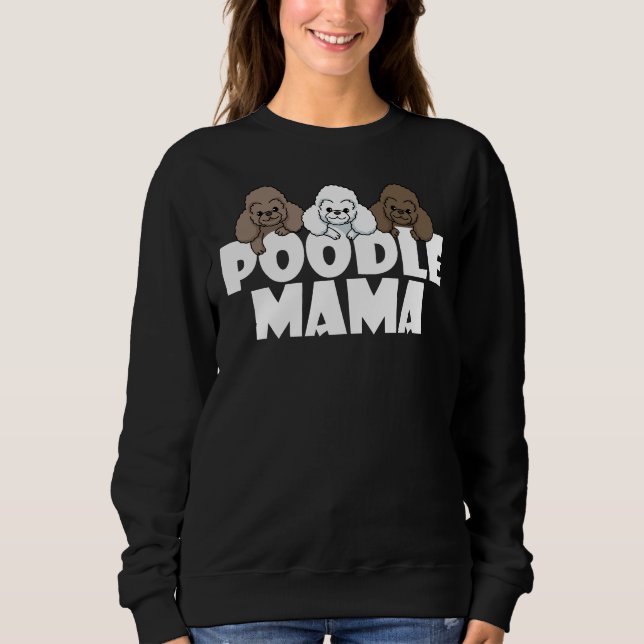 Camiseta Poodle Mama Funny Dog Gift (Frente)