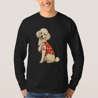 Camiseta Poodle Mom Love Tattoo Dog Design