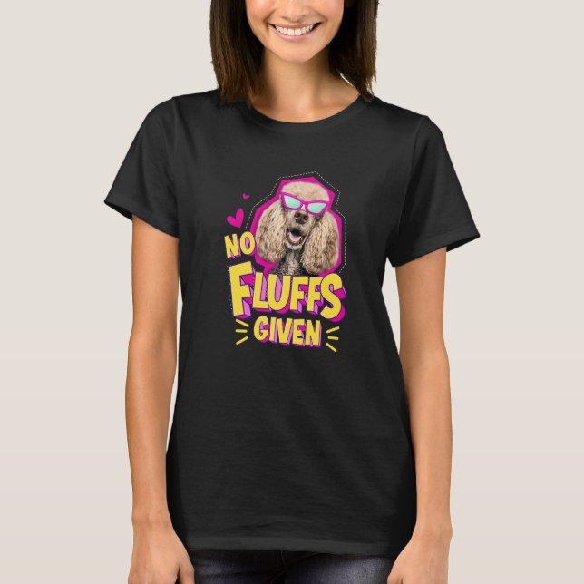Camiseta Poodle No Fluffs (Frente)