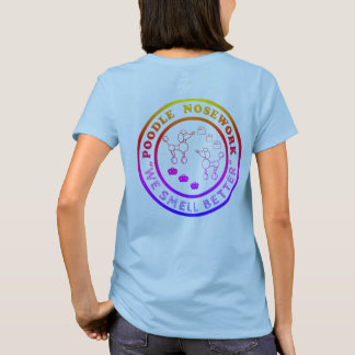 Camiseta "Poodle Nosework - We Cheiramos Melhor"