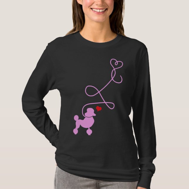 Camiseta Poodle Owner Dizendo Cachorro (Frente)