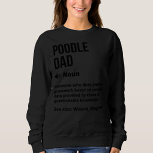Camiseta Poodle Pai Engraçado Definição Poodle Pai Funny Sa