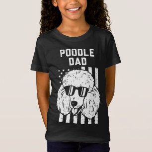 Camiseta Poodle Pai EUA Bandeira Legal Patriótica Proprietá