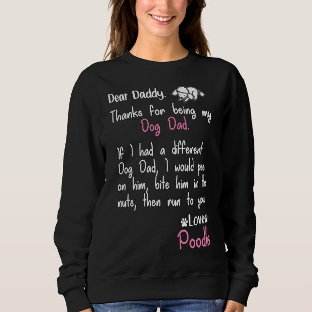 Camiseta Poodle Pai para sempre (Frente)