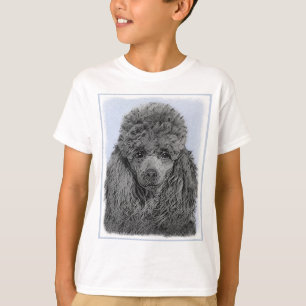 Camiseta Poodle Painting Miniature Toy Black