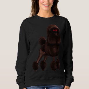 Camiseta Poodle Pattern White