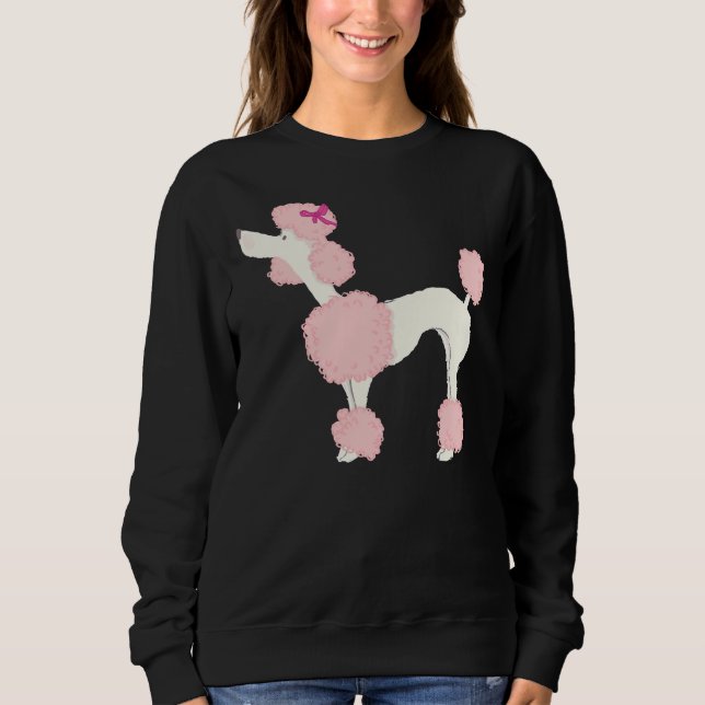 Camiseta Poodle Pink (Frente)